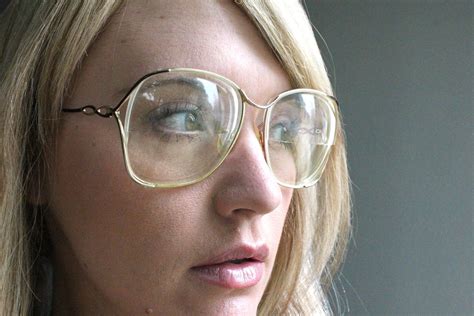 70s style prescription glasses.